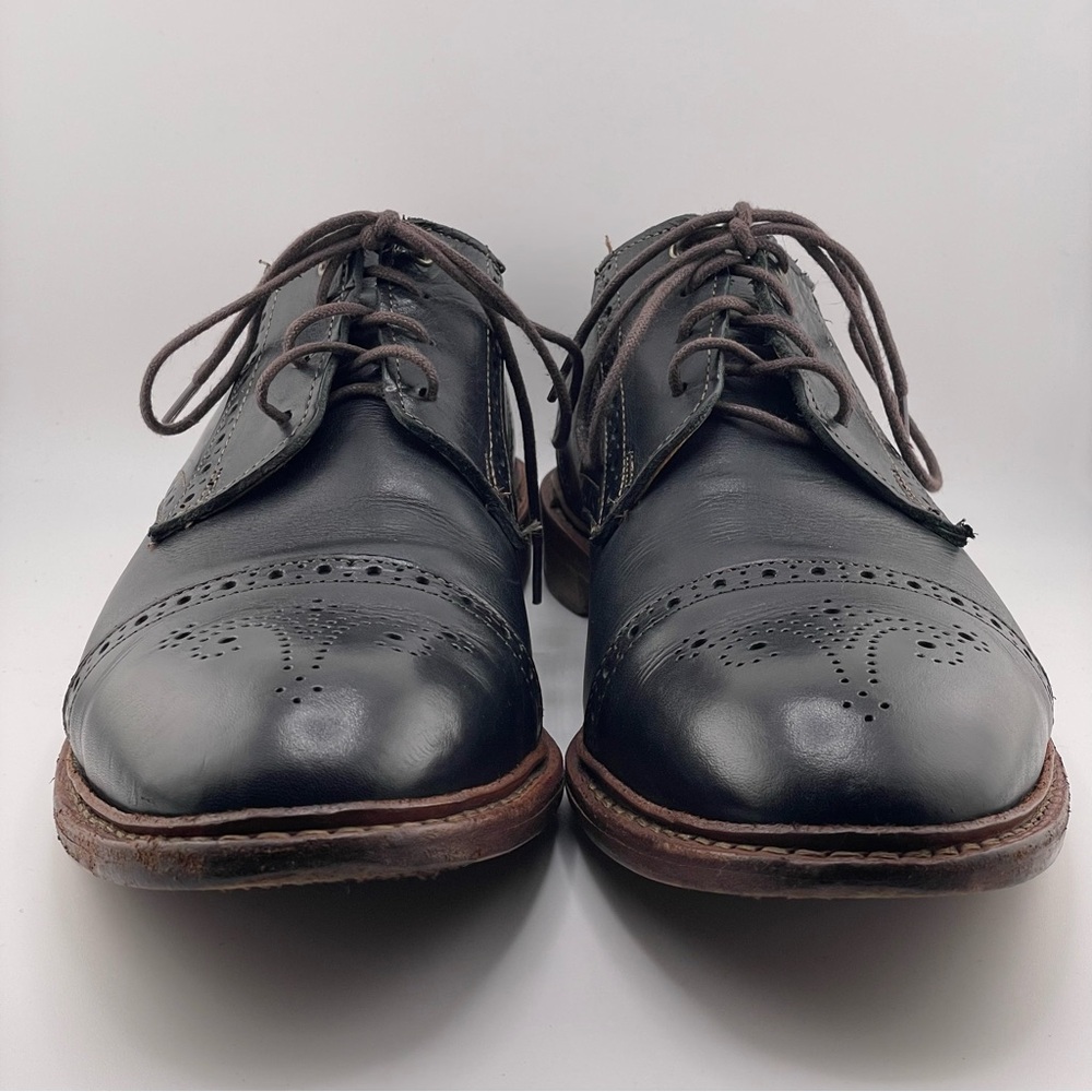 Allen Edmonds Bainbridge Mens Black Leather Oxfords Size 11 - Picture 3 of 12